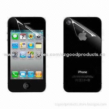 Clear Screen Protection Films, PET Raw Materials, OEM/ODM Orders, 100,000P/Day Capacity